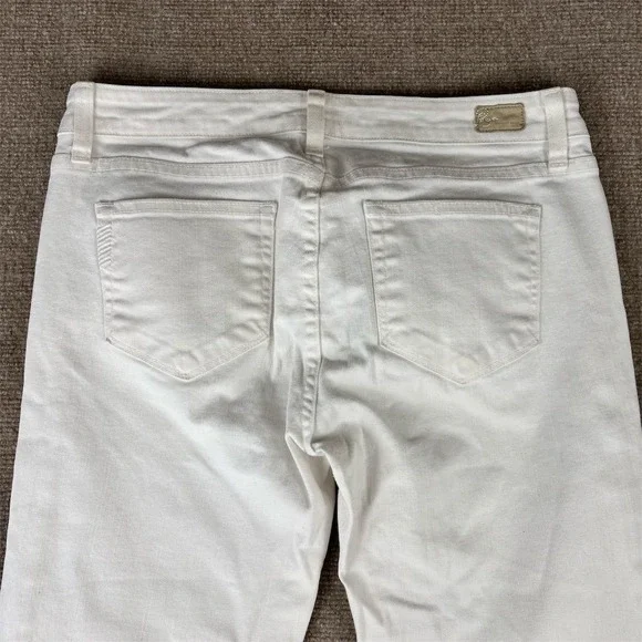 Paige Roxie Women's Capri White Skinny Jeans Size 29 - Picture 5 of 8